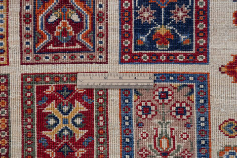 Chobi Beige Runner Hand Knotted 26 X 141 Area Rug 700-140440 Image 5