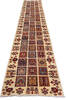 Chobi Beige Runner Hand Knotted 26 X 141 Area Rug 700-140440 Thumb 1