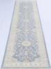 Chobi Blue Runner Hand Knotted 27 X 1011 Area Rug 700-140442 Thumb 1