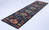 Chobi Blue Runner Hand Knotted 26 X 96 Area Rug 700-140443 Thumb 2
