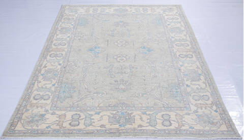 Chobi Beige Hand Knotted 50 X 73 Area Rug 700-140445 Image 1