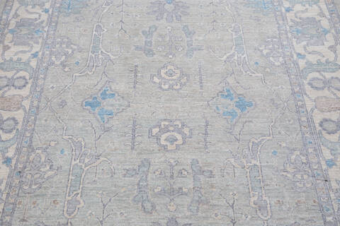 Chobi Beige Hand Knotted 50 X 73 Area Rug 700-140445 Image 3