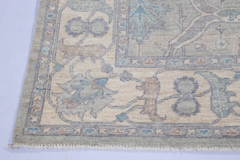 Chobi Beige Hand Knotted 50 X 73 Area Rug 700-140445 Image 4