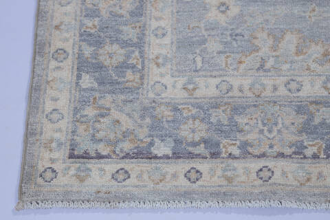 Chobi Grey Hand Knotted 40 X 60 Area Rug 700-140447 Image 4