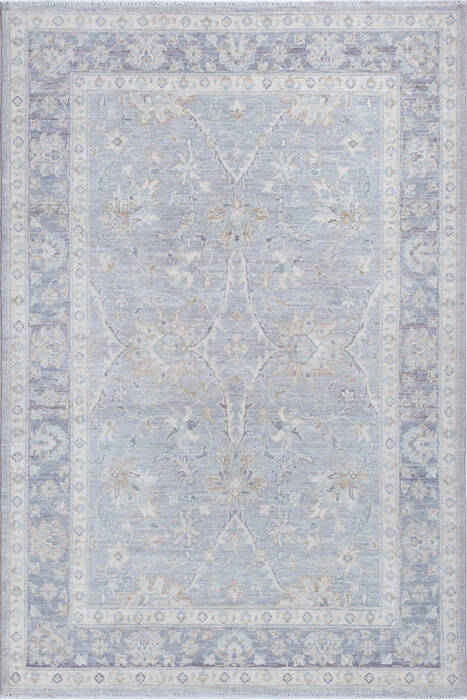 Chobi Grey Hand Knotted 40 X 60 Area Rug 700-140447 Image 0
