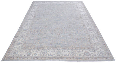 Chobi Grey Hand Knotted 60 X 91 Area Rug 700-140448 Image 1