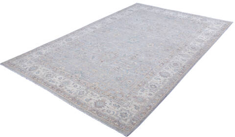 Chobi Grey Hand Knotted 60 X 91 Area Rug 700-140448 Image 2