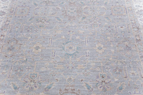 Chobi Grey Hand Knotted 60 X 91 Area Rug 700-140448 Image 3