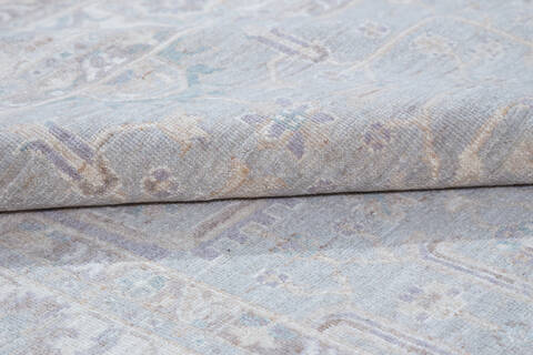 Chobi Grey Hand Knotted 60 X 91 Area Rug 700-140448 Image 6