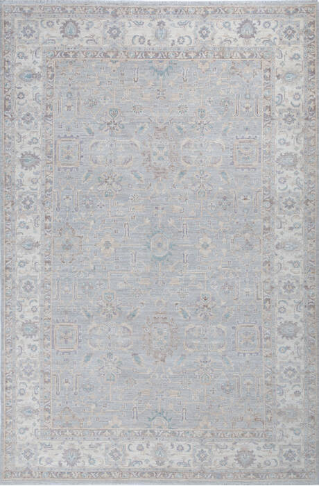 Chobi Grey Hand Knotted 60 X 91 Area Rug 700-140448 Image 0