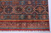 Chobi Multicolor Hand Knotted 84 X 97  Area Rug 700-140452 Thumb 3