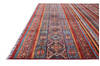 Chobi Multicolor Hand Knotted 84 X 97 Area Rug 700-140452 Thumb 7