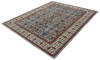 Chobi Grey Hand Knotted 80 X 99  Area Rug 700-140453 Thumb 2