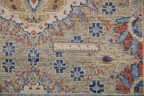 Chobi Green Hand Knotted 81 X 910 Area Rug 700-140454 Image 6