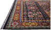 Chobi Black Hand Knotted 610 X 101  Area Rug 700-140458 Thumb 6