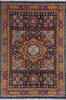 Chobi Black Hand Knotted 610 X 101 Area Rug 700-140458 Thumb 0