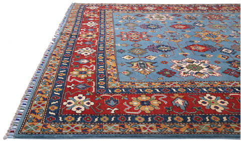 Kazak Blue Hand Knotted 711 X 97 Area Rug 700-140460 Image 2