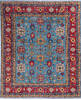 Kazak Blue Hand Knotted 711 X 97 Area Rug 700-140460 Thumb 0