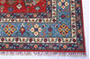 Kazak Red Hand Knotted 79 X 101 Area Rug 700-140461 Thumb 2