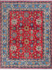 Kazak Red Hand Knotted 79 X 101  Area Rug 700-140461 Thumb 0