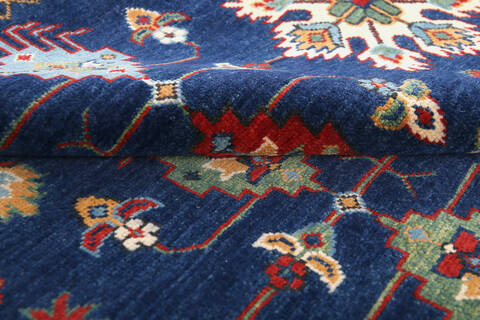 Kazak Blue Hand Knotted 711 X 1011 Area Rug 700-140462 Image 6