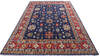 Kazak Blue Hand Knotted 711 X 1011 Area Rug 700-140462 Thumb 1