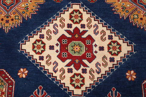 Kazak Blue Hand Knotted 66 X 911 Area Rug 700-140464 Image 5