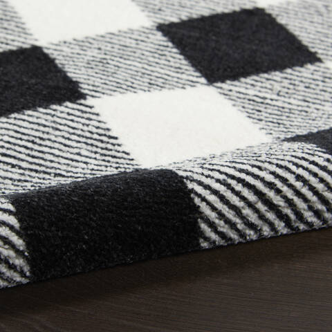 Nourison Accent Decor-Xmas Black 20 X 30 Area Rug 805-140465 Image 2