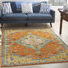 Nourison Allur Orange 53 X 73 Area Rug 805-140470 Thumb 3