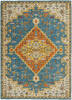 Nourison Allur Blue 53 X 73 Area Rug 805-140472 Thumb 0