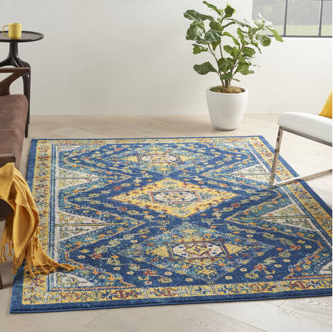 Nourison Allur Blue 40 X 60 Area Rug 805-140473 Image 3