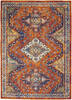 Nourison Allur Orange 40 X 60 Area Rug  805-140475 Thumb 0