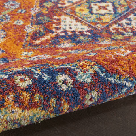 Nourison Allur Orange 53 X 73 Area Rug 805-140476 Image 2
