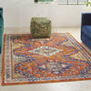 Nourison Allur Orange 53 X 73 Area Rug 805-140476 Thumb 3