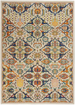 Nourison Allur Beige 4'0" X 6'0" Area Rug  805-140477