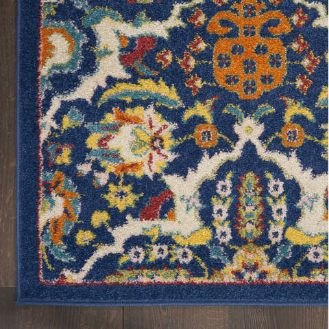 Nourison Allur Blue 40 X 60 Area Rug 805-140479 Image 1