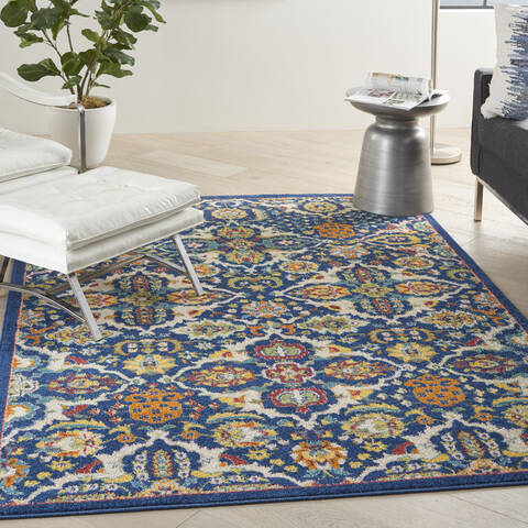 Nourison Allur Blue 40 X 60 Area Rug 805-140479 Image 3