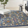 Nourison Allur Blue 40 X 60 Area Rug  805-140479 Thumb 3