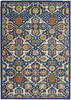 Nourison Allur Blue 40 X 60 Area Rug  805-140479 Thumb 0