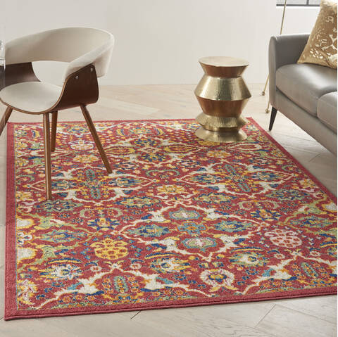 Nourison Allur Red 40 X 60 Area Rug 805-140481 Image 3