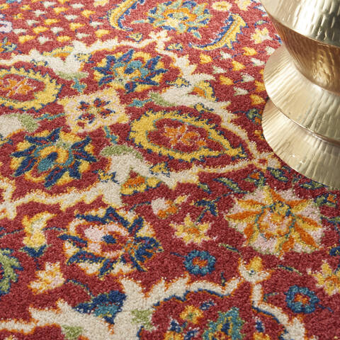Nourison Allur Red 40 X 60 Area Rug 805-140481 Image 4