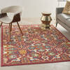 Nourison Allur Red 40 X 60 Area Rug  805-140481 Thumb 3