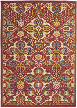 Nourison Allur Red 4'0" X 6'0" Area Rug  805-140481