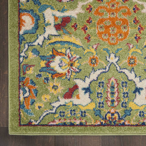 Nourison Allur Green 40 X 60 Area Rug 805-140483 Image 1
