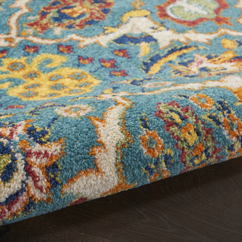 Nourison Allur Blue 53 X 73 Area Rug 805-140486 Image 2