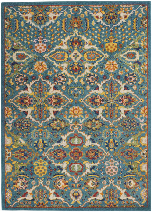 Nourison Allur Blue 53 X 73 Area Rug 805-140486 Image 0