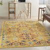 Nourison Allur Yellow 53 X 73 Area Rug 805-140488 Thumb 3