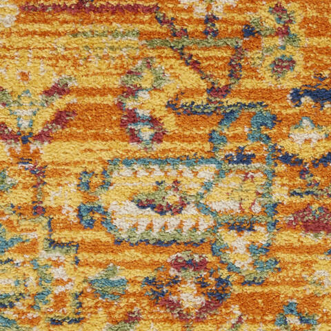Nourison Allur Orange 40 X 60 Area Rug 805-140489 Image 5