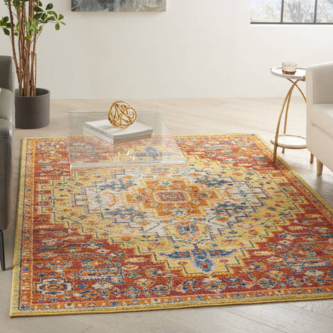 Nourison Allur Red 53 X 73 Area Rug 805-140492 Image 3