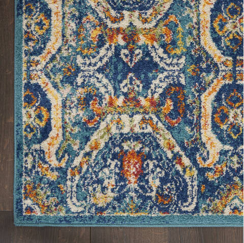 Nourison Allur Blue 53 X 73 Area Rug 805-140494 Image 1